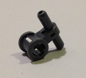 Hose connector with axle holder