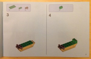 Mighty Dinosaurs 31058 T-rex instruction page