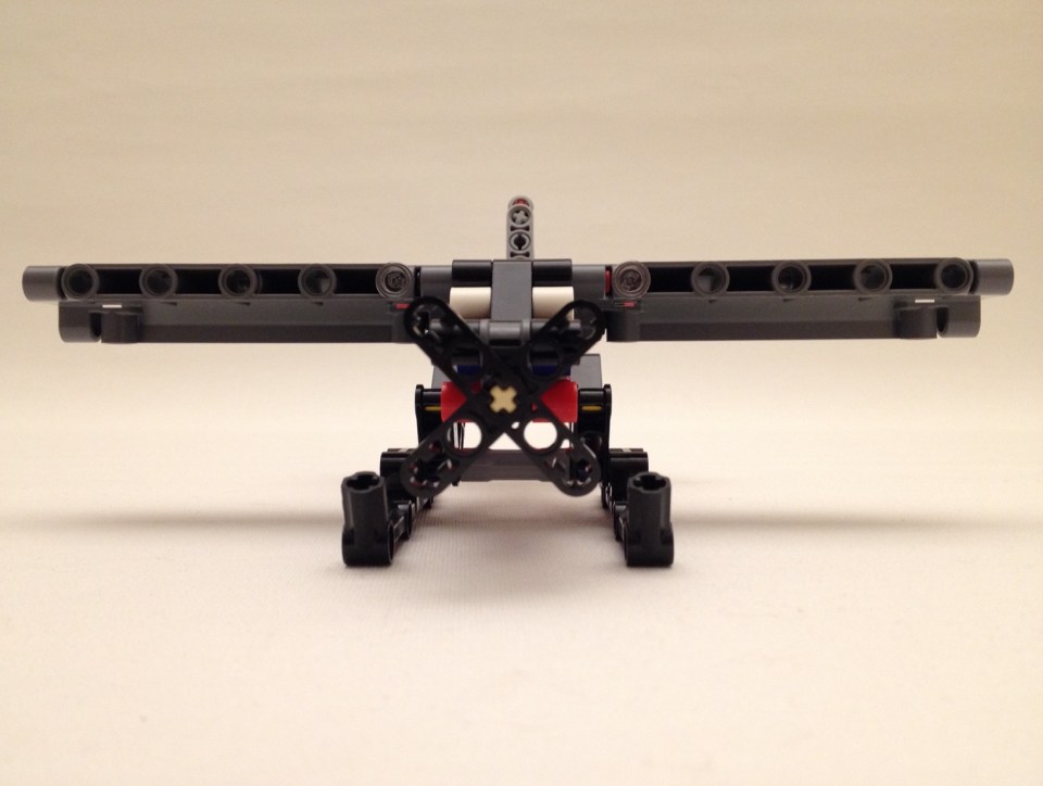 Lego floatplane, front view