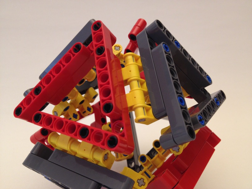 Detail of an Octahedron in Lego
